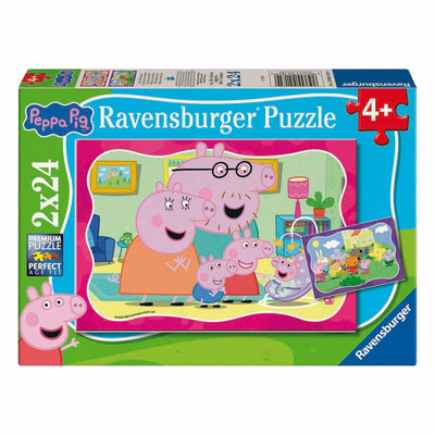 Ravensburger puzzel peppa pig 2x24st