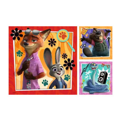 Ravensburger puzzel zootopia 2 3x49st