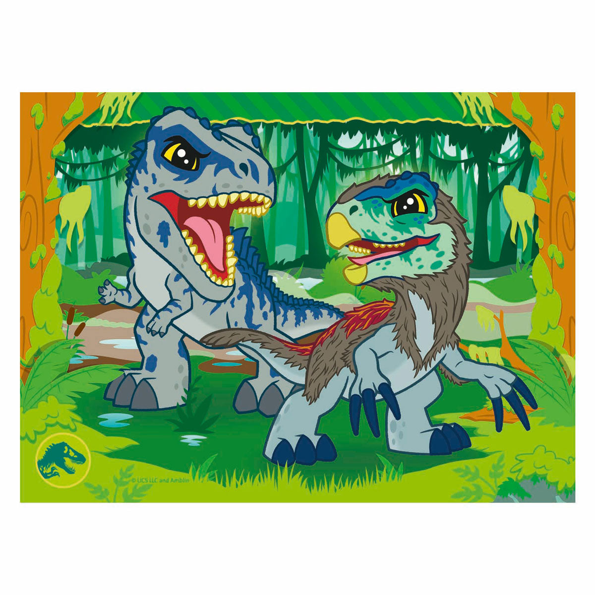 Ravensburger puzzel jurassic world explorers - legpuzzel - 12, 16, 20, 24 stukjes