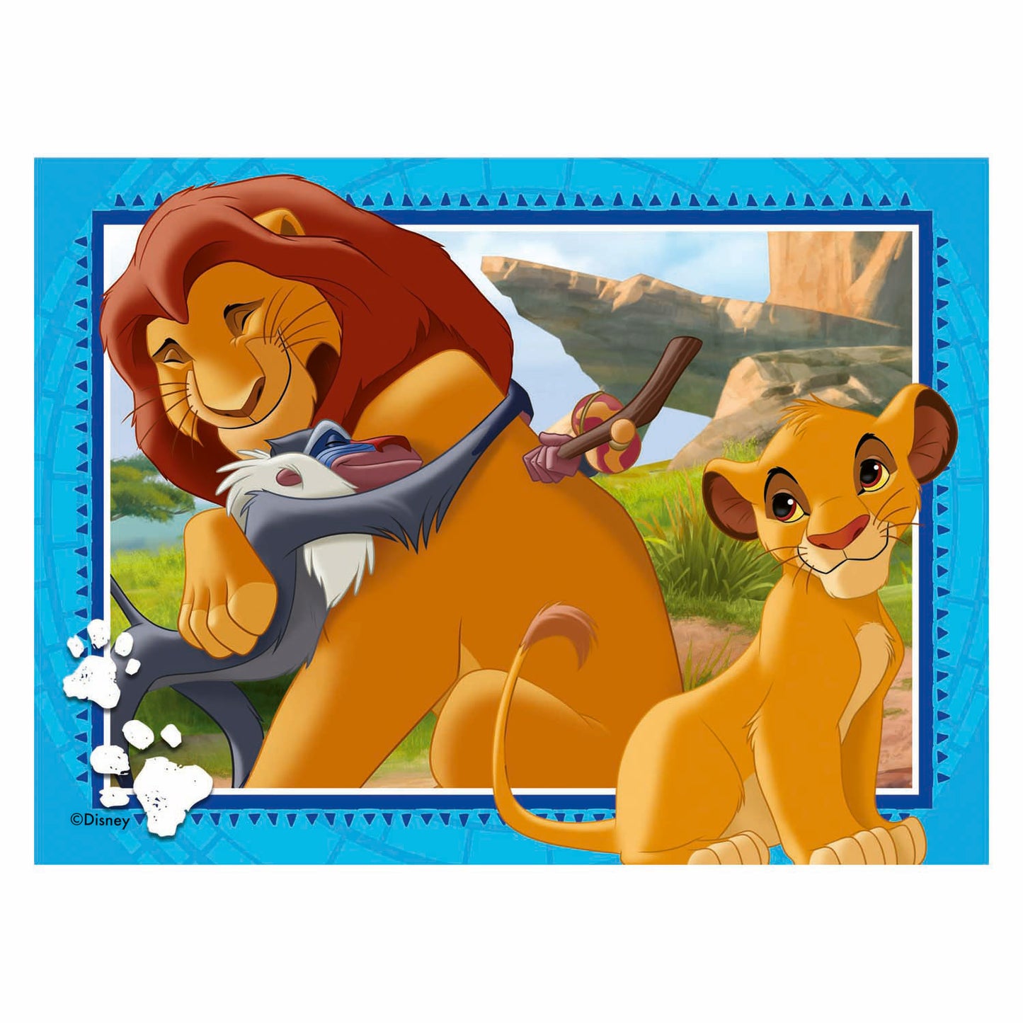 Ravensburger puzzel the lion king - legpuzzel - 12, 16, 20, 24 stukjes