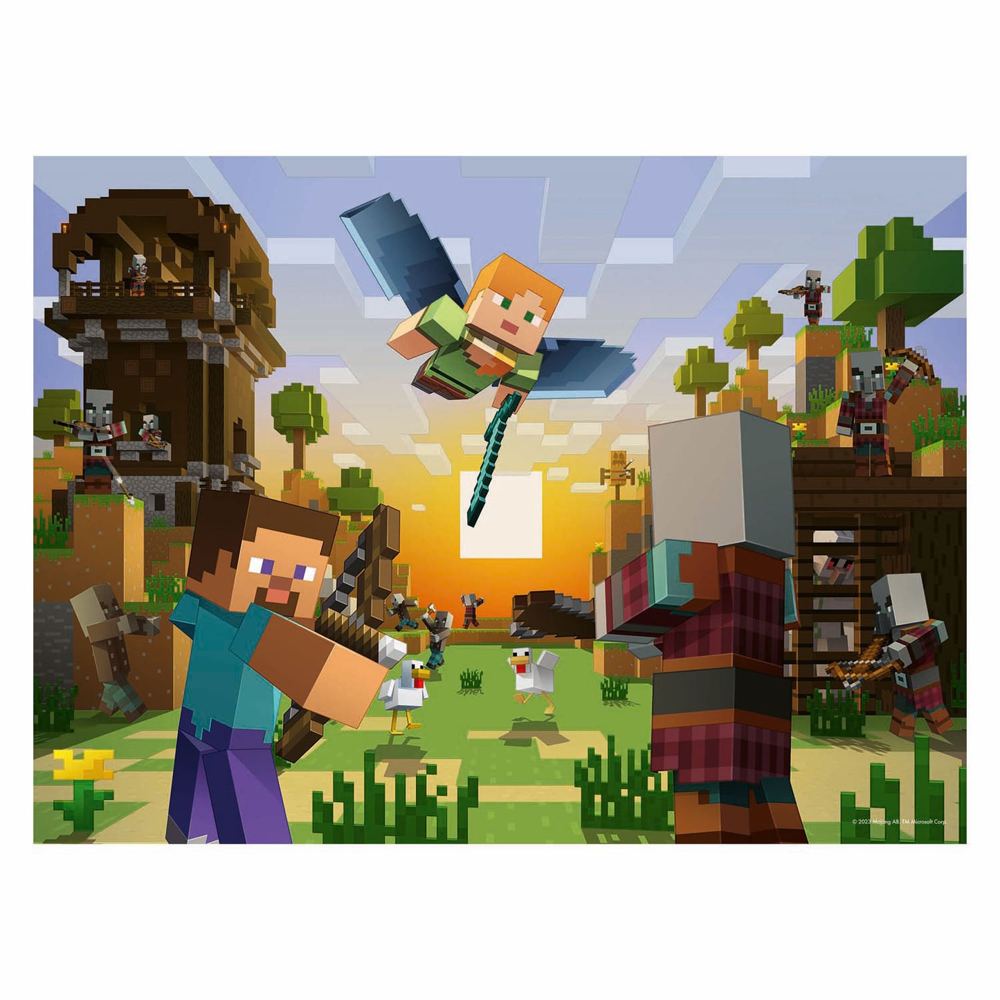 Ravensburger puzzel minecraft 150st