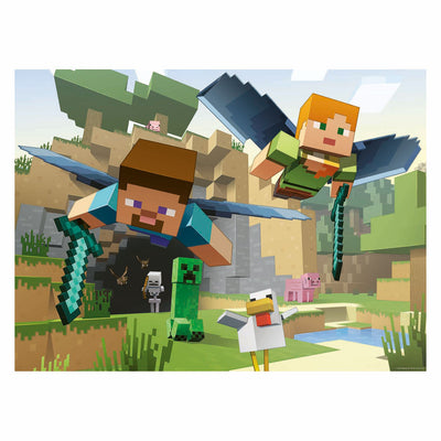 Ravensburger legpuzzel minecraft avonturen - 200st. xxl