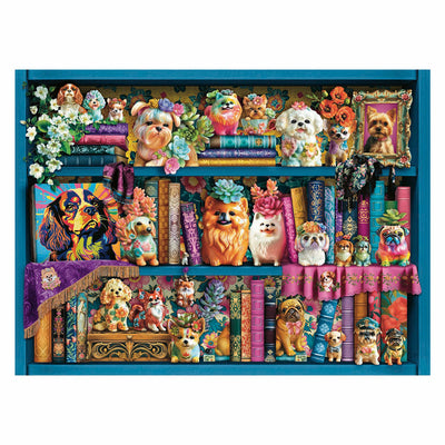 Ravensburger legpuzzel waardevolle porseleinen honden- 500st.
