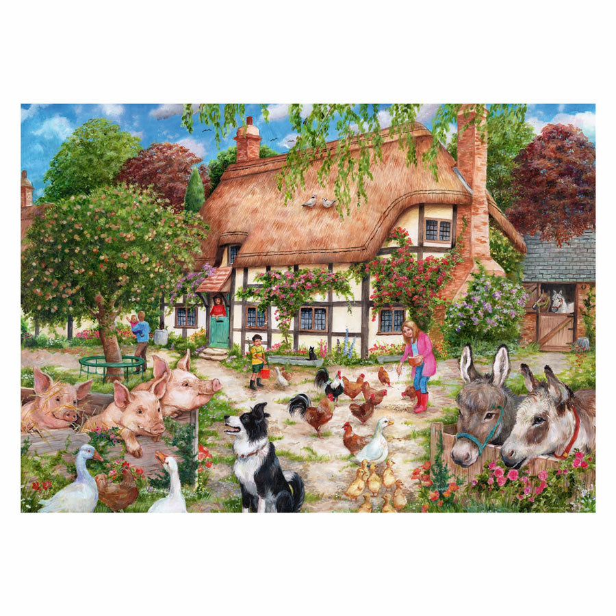 Ravensburger puzzel farm cottage 1000st