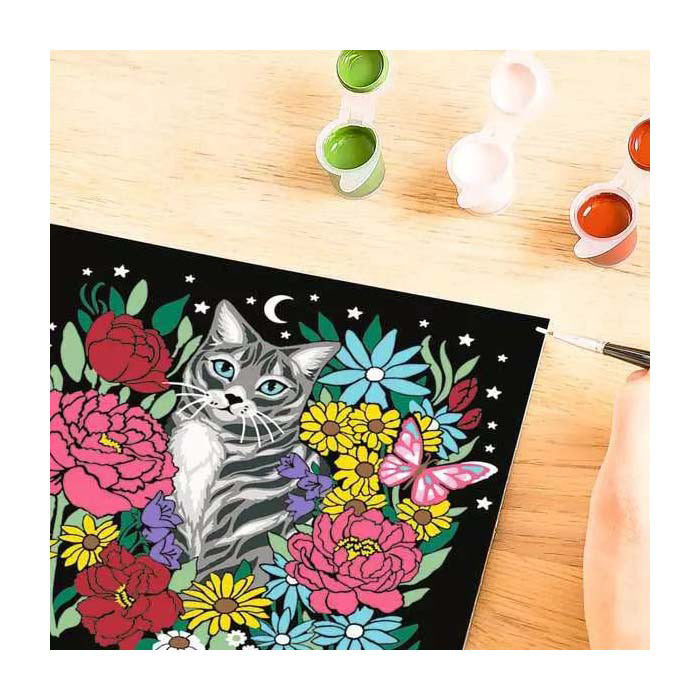 Ravensburger schilderen op nummer set pixie cold kat creatief pakket.