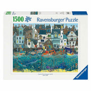 Ravensburger puzzel habour of wonders: a bustling fantasy port - legpuzzel - 1500 stukjes - afbeelding 1
