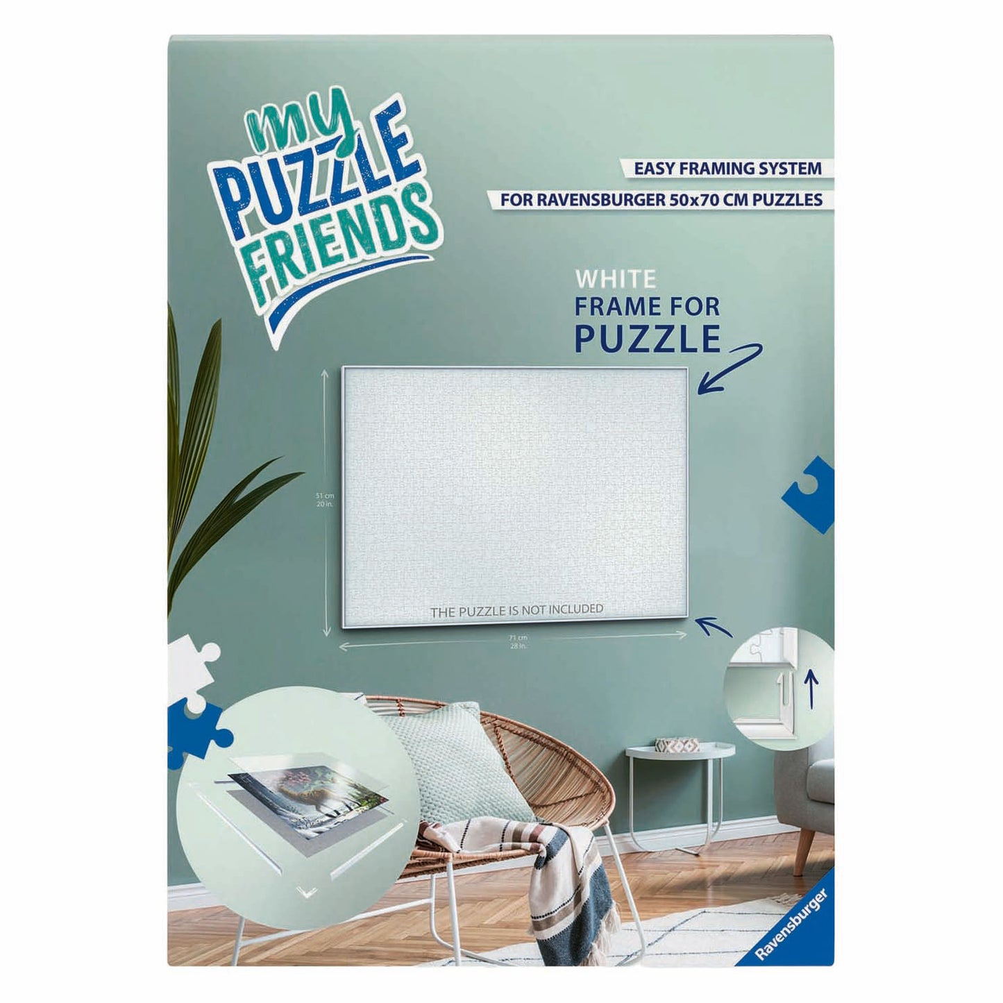 Ravensburger puzzellijst 1000st wit