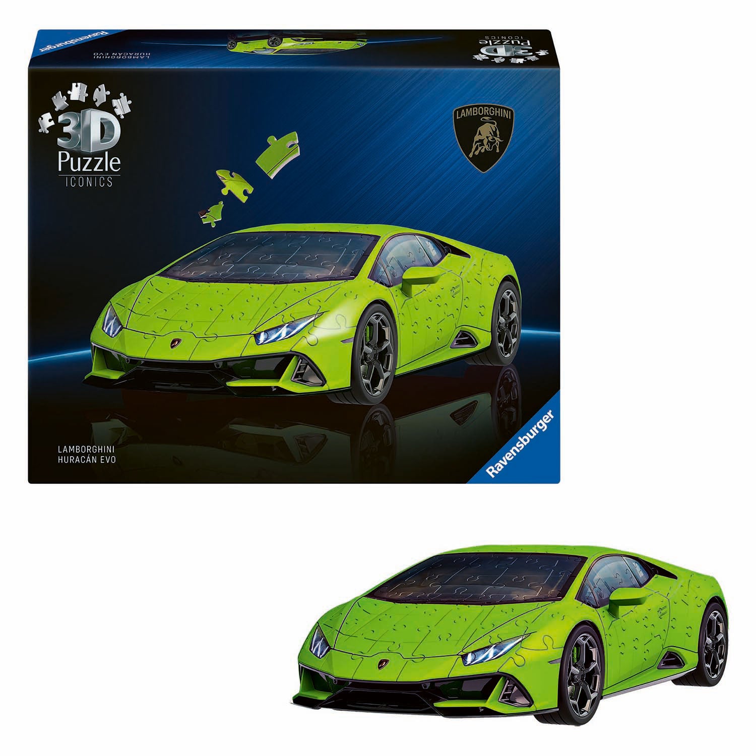 Merkloos sans marque ravensburger - 3d puzzel - lamborghini huracán