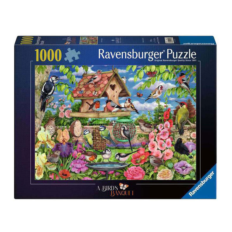 Ravensburger legpuzzel the bird table - 1000st.