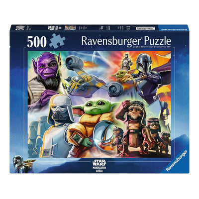 Ravensburger – the mandalorian and grogu – legpuzzel – 500 stukjes