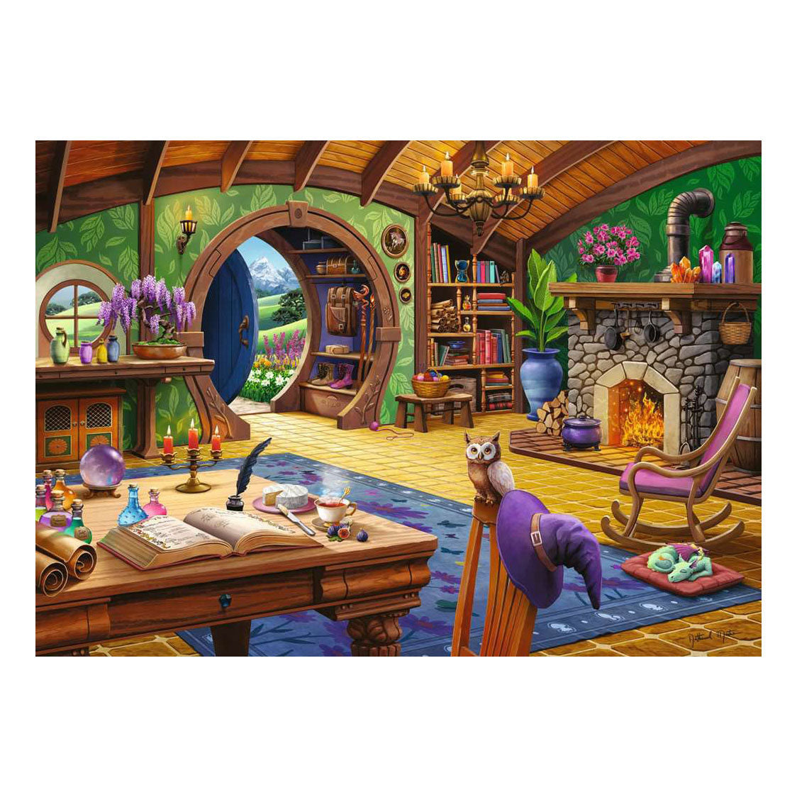 Ravensburger – charmed cottage – legpuzzel – 1000 stukjes