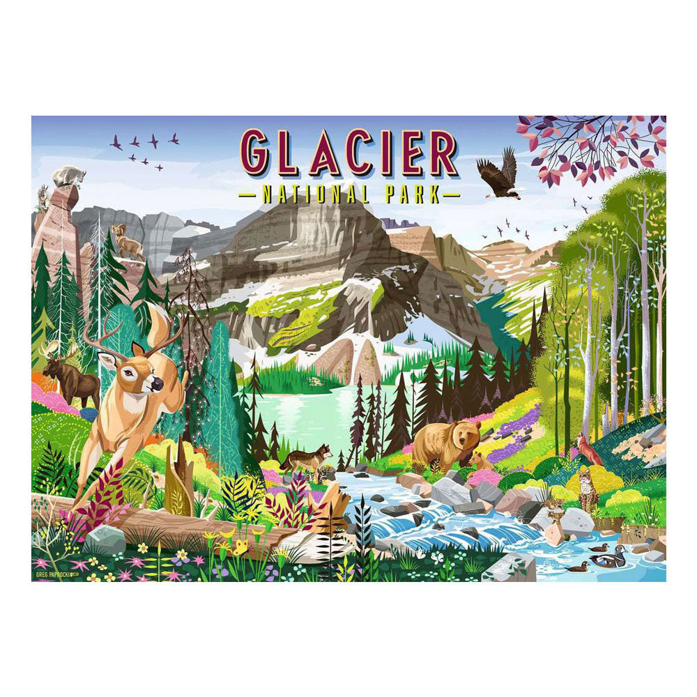 Ravensburger legpuzzel glacier national park - 500st.