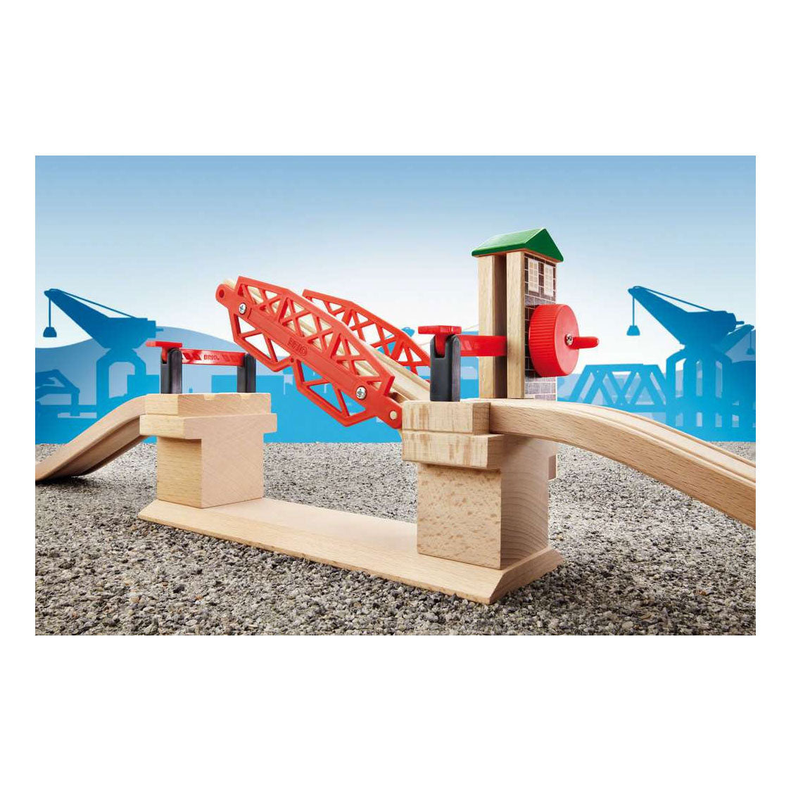 Brio spoorweg ophaalbrug