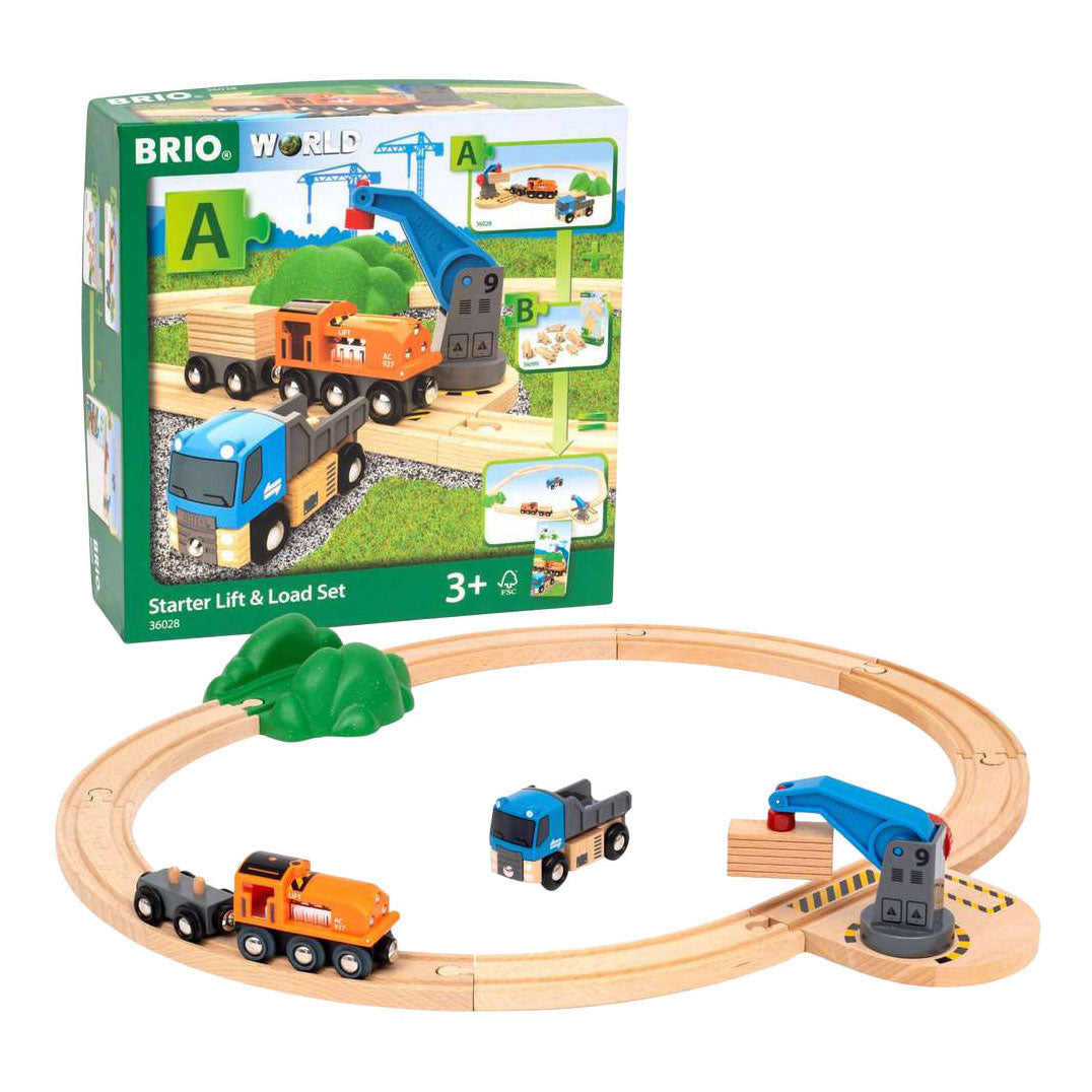 Ravensburger brio treinset hijs en laad startset - 14dlg.
