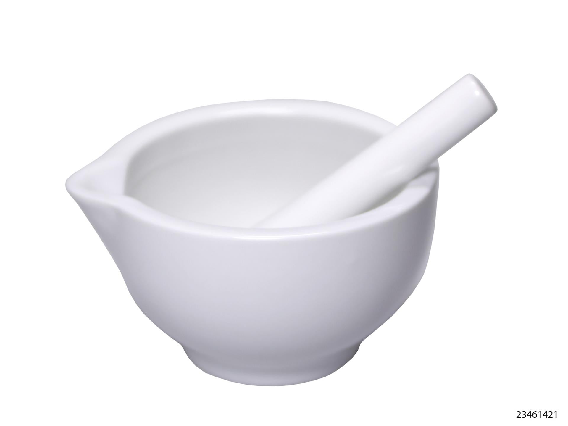 Kitchen tools vijzel keramiek wit dia 10.5cm