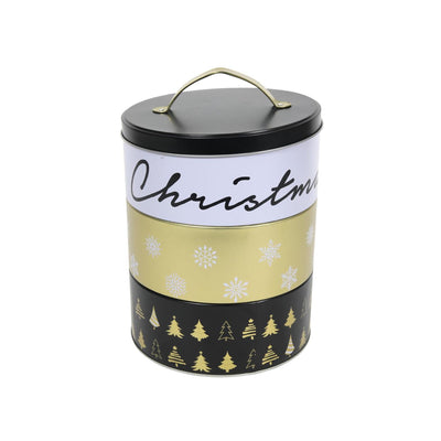 Svenska living opbergblik kerst 3-laags ø16,7x22 24,5cm