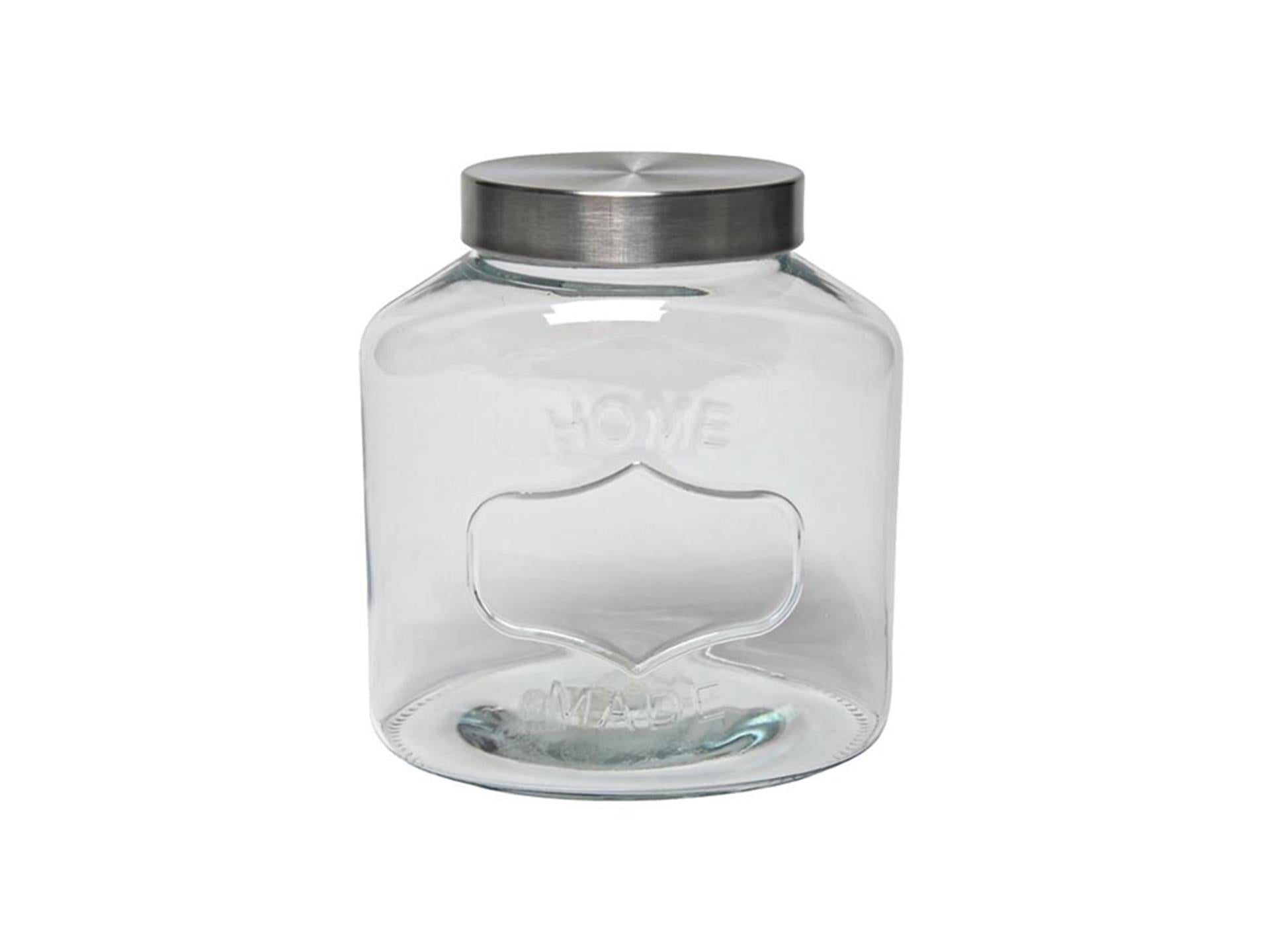Kitchen tools voorraadpot glas homemade 17,5x12,5x20cm 2,5l