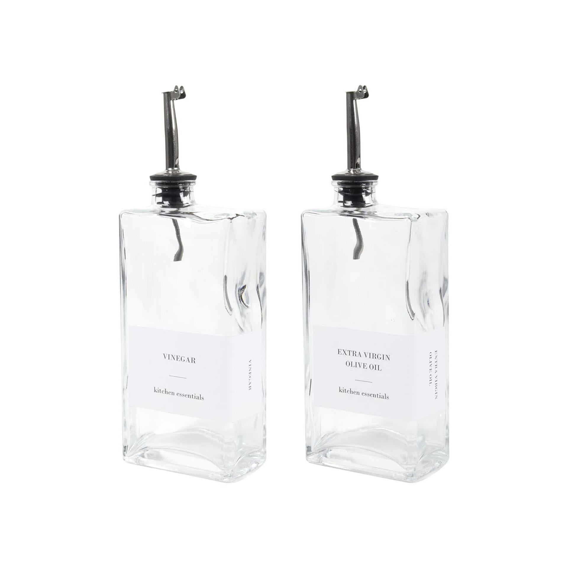 Olie- en azijnfles set a 2 xl 500ml