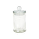 Voorraadpot glas knop ø6x11cm