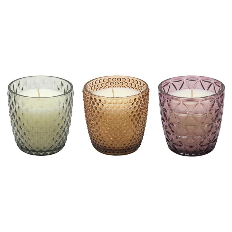 Svenska living geurkaars in glas ø9x9cm