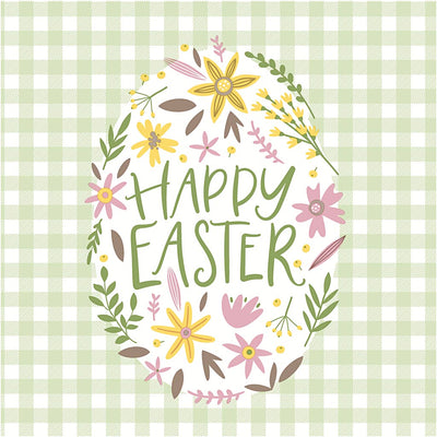 Servetten, happy easter, afm 33x33 cm, 20 stuk 1 doos