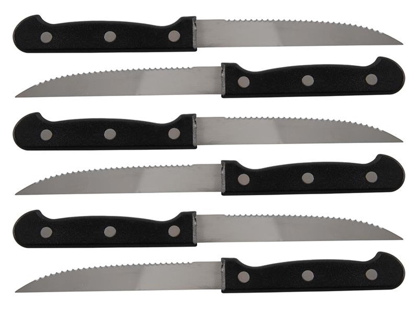 Kitchen tools steakmessenset 6-delig 21,5cm