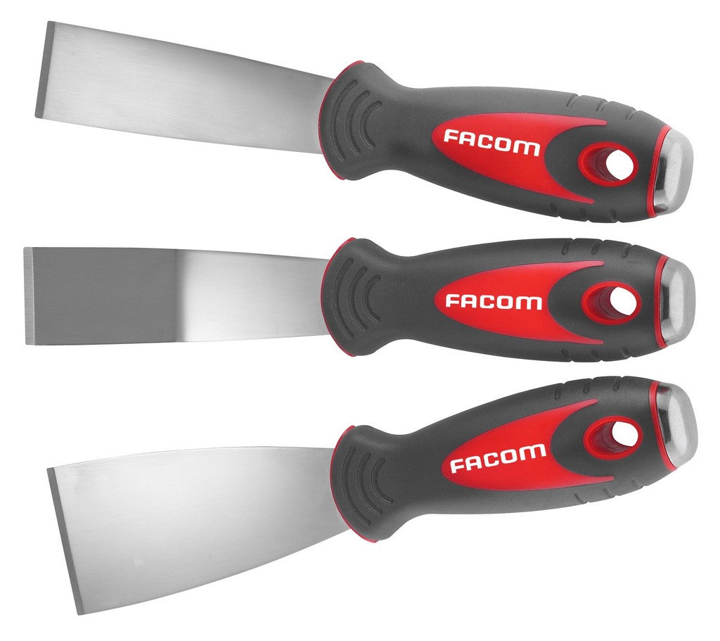 Facom set van 3 krabbers inox