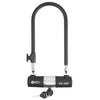 Via velo 2 in 1 shackle lock with spiral cable