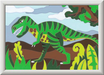 Ravensburger creart schilderen op nummer - dwalende dinosaurus