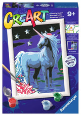 Ravensburger creart schilderen op nummer - magische eenhoorn - afbeelding 1