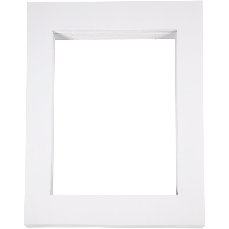 Passepartout lijsten, a3, afm 40x50 cm, 500 gr, wit, 100 stuk 1 doos