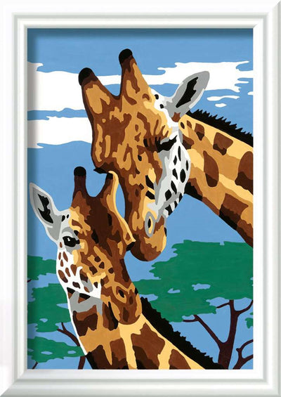 Ravensburger creart schilderen op nummer - schattige giraffen