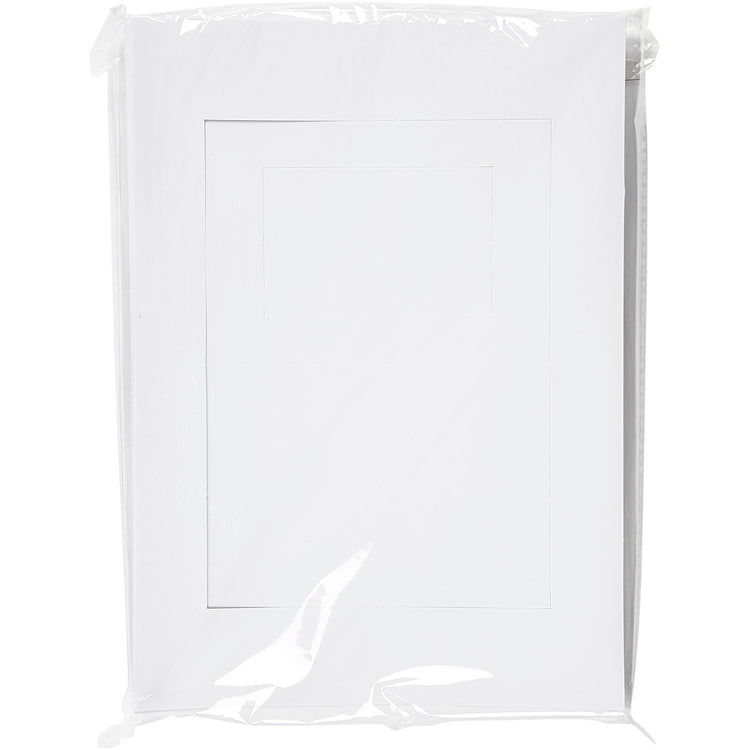 Creativ company http: www.cchobby.nl passepartout-lijsten-afm-a4-a6-230-gr-wit-2x60-stuk-1-doos
