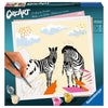 Ravensburger zebra - schilderen op nummer voor volwassenen