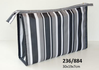 Toilettas gestreept 30x19x7cm