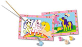 Ravensburger creart prancing ponies - schilderen op nummer voor kinderen - afbeelding 2