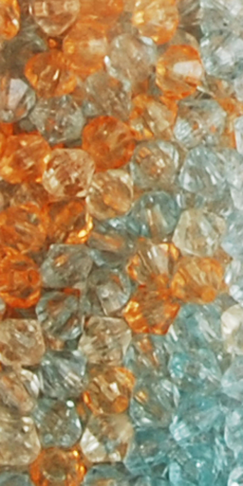 Merkloos acrylic diamond beads 4mm 17g assorti