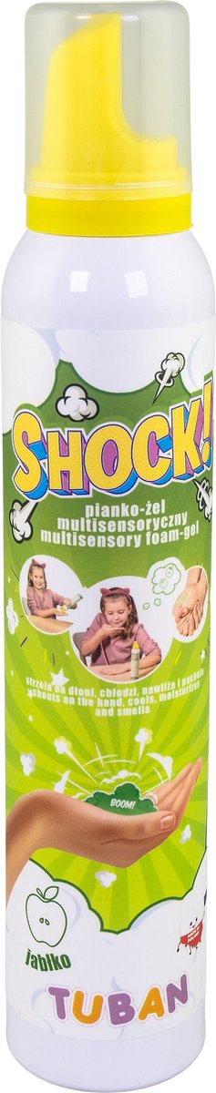 Tuban multisensorisch speelschuim - shock! - appel