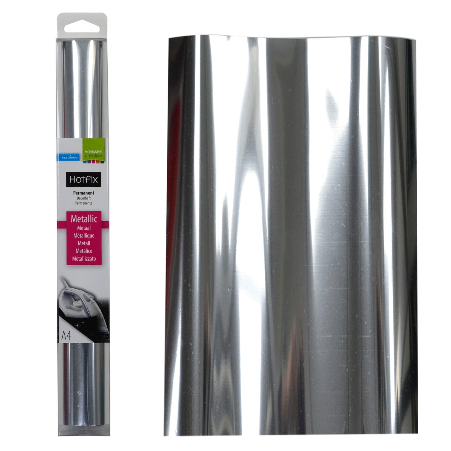 Vaessen creative • metallic flex a4 silver