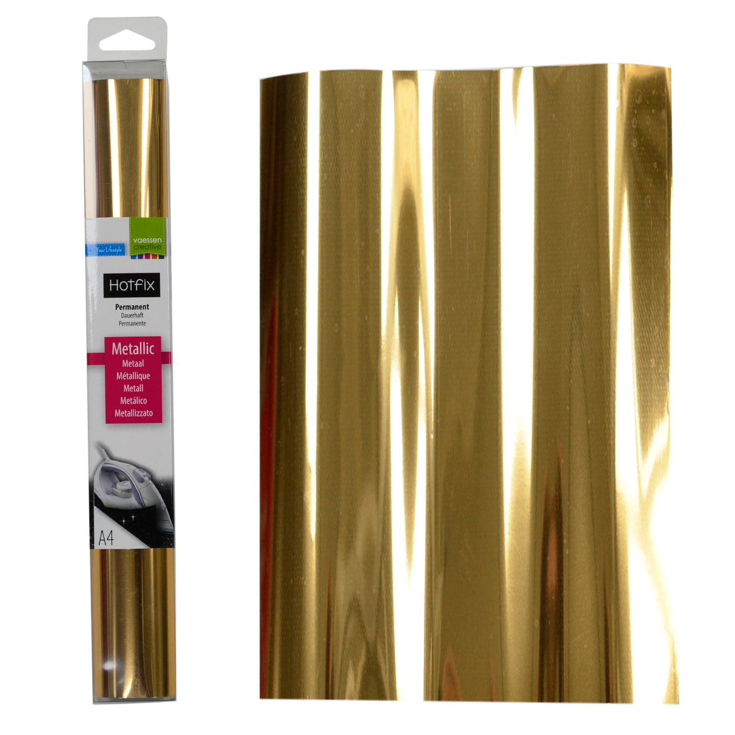 Vaessen creative • metallic flex a4 gold