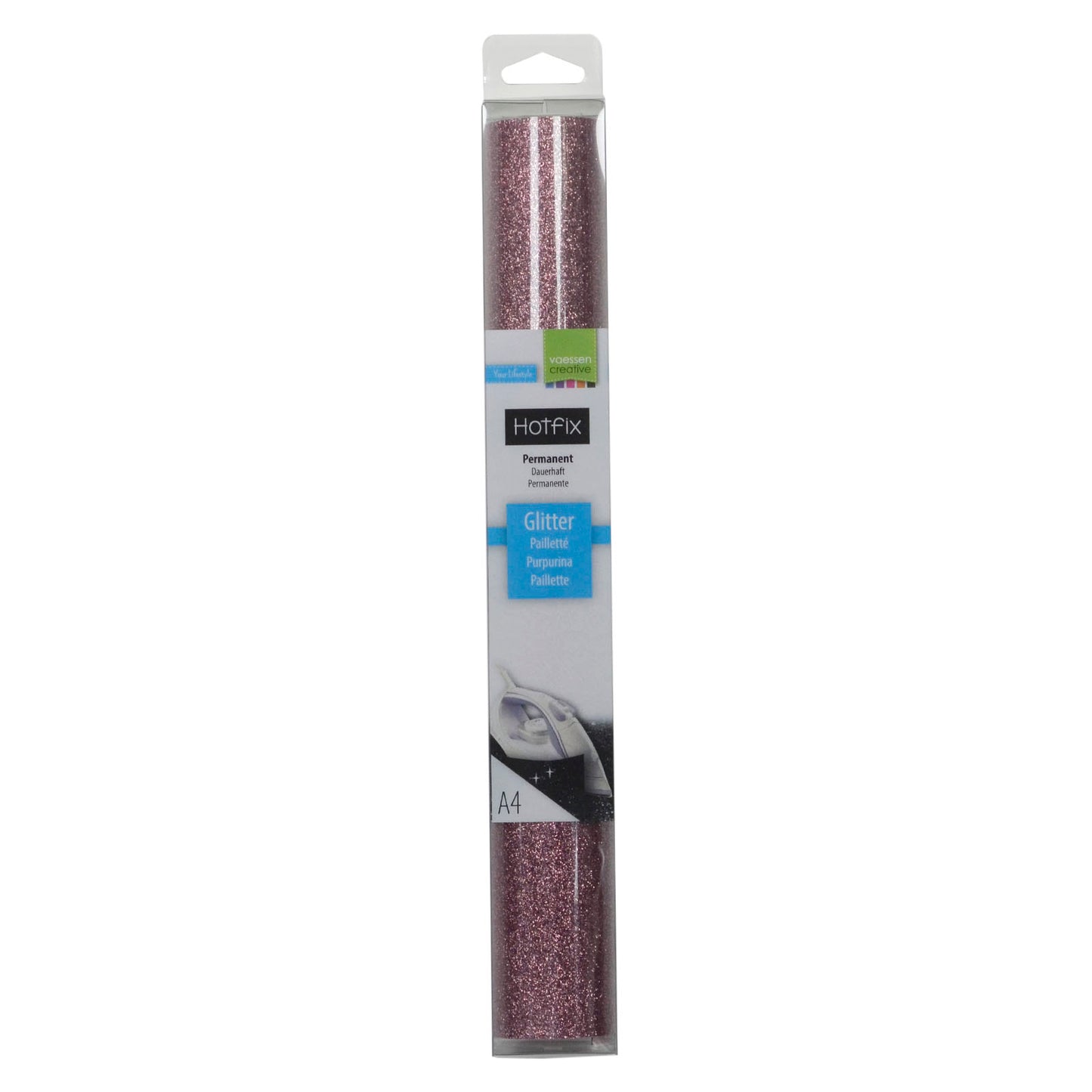 Vaessen creative • glitter flex a4 pink