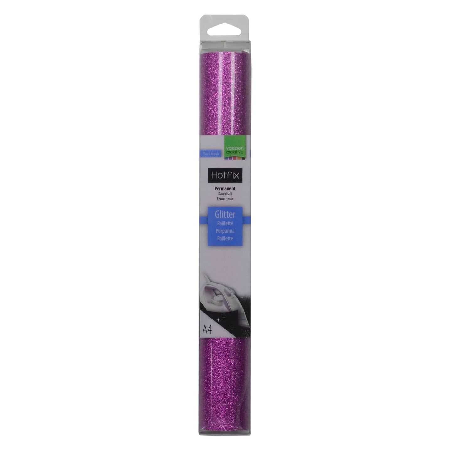 Vaessen creative • glitter flex a4 purple