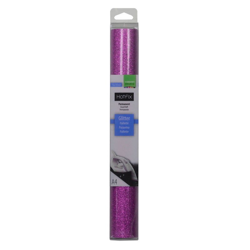 Vaessen creative • glitter flex a4 purple