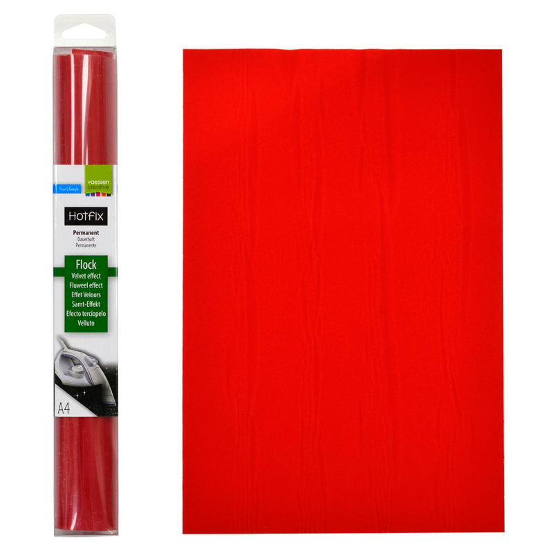 Vaessen creative • flock a4 red