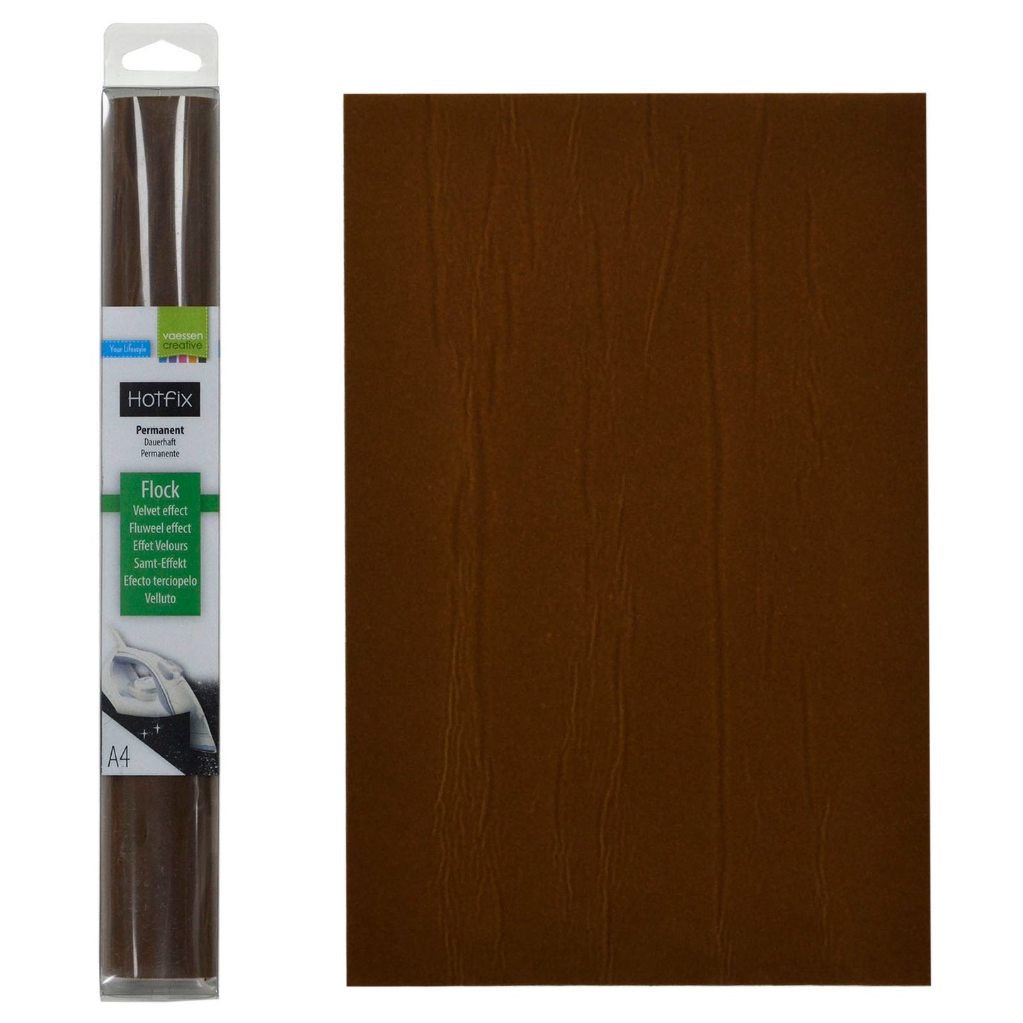 Vaessen creative • flock a4 brown
