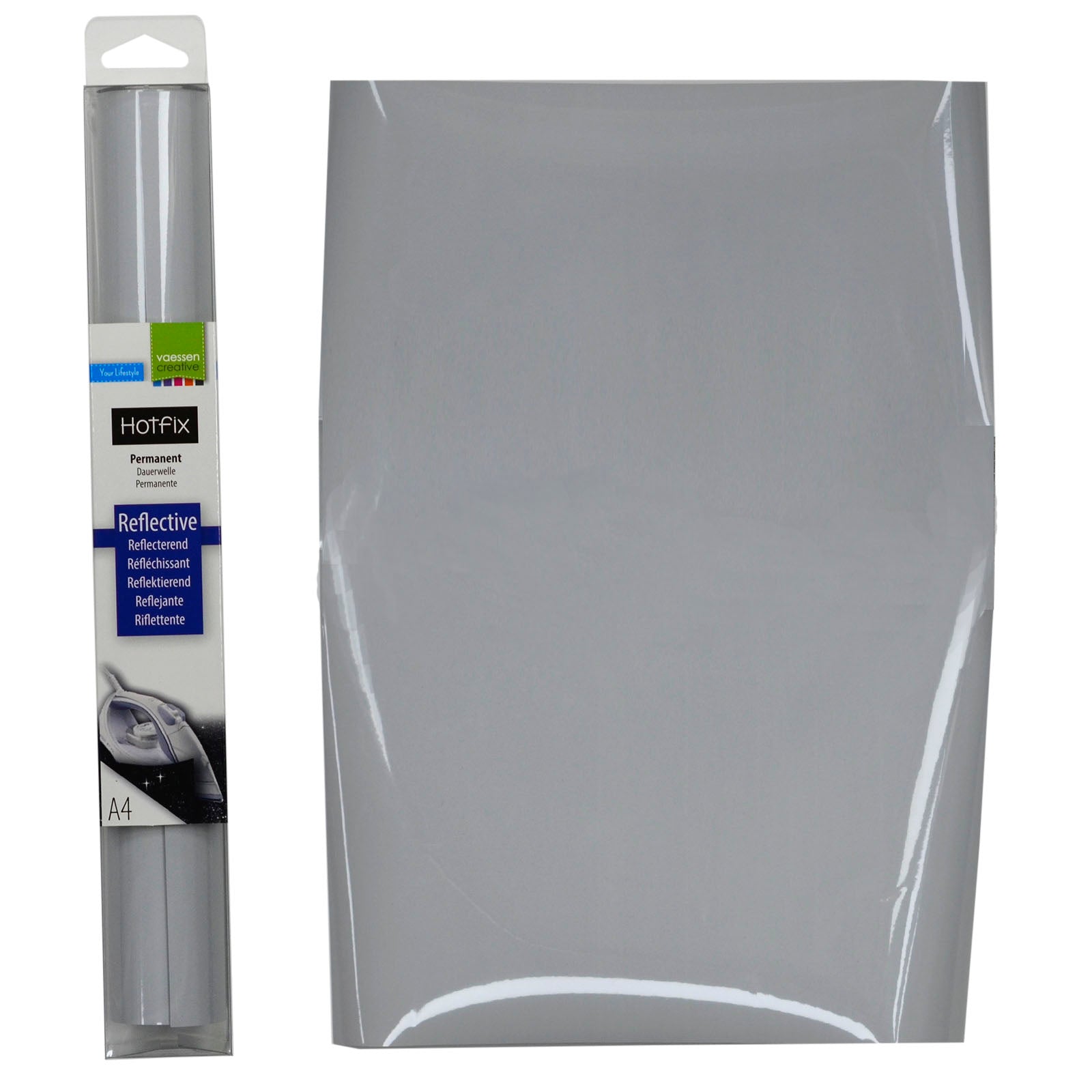 Vaessen creative • hotfix a4 reflective silver