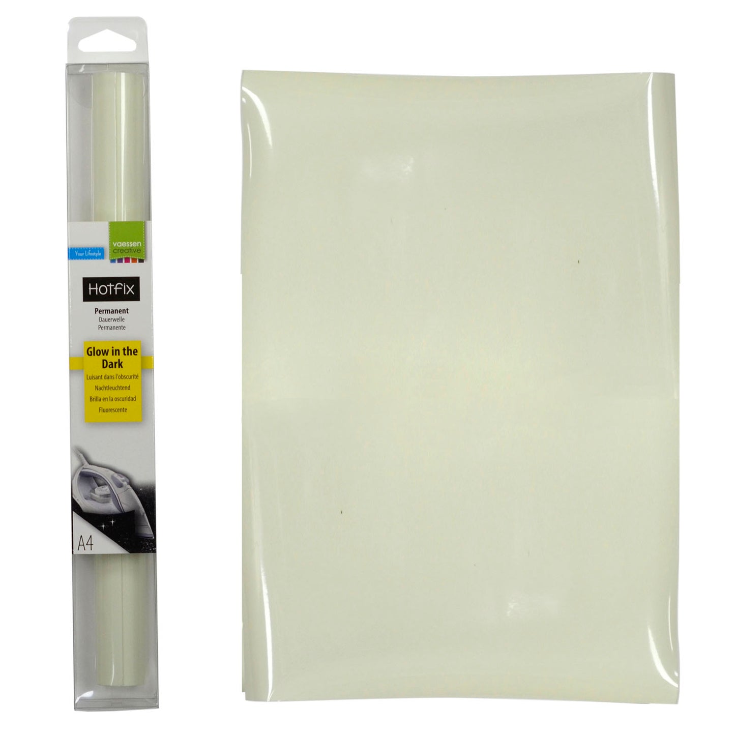 Vaessen creative • hotfix a4 glow in the dark