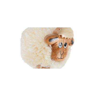 Pom pom sleutelhanger schaap 8x7,5cm