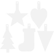 Https: www.cchobby.nl kerst-ornamenten-h-23-5-26-5-cm-b-15-5-20-5-cm-wit-100-stuk-1-doos - afbeelding 1