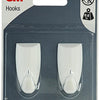 3m 1052437 - kunstof haak design wit medium | 1 stuks